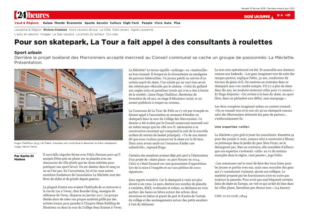 2018 02 09 La Tour-de-Peilz – 24 Heures